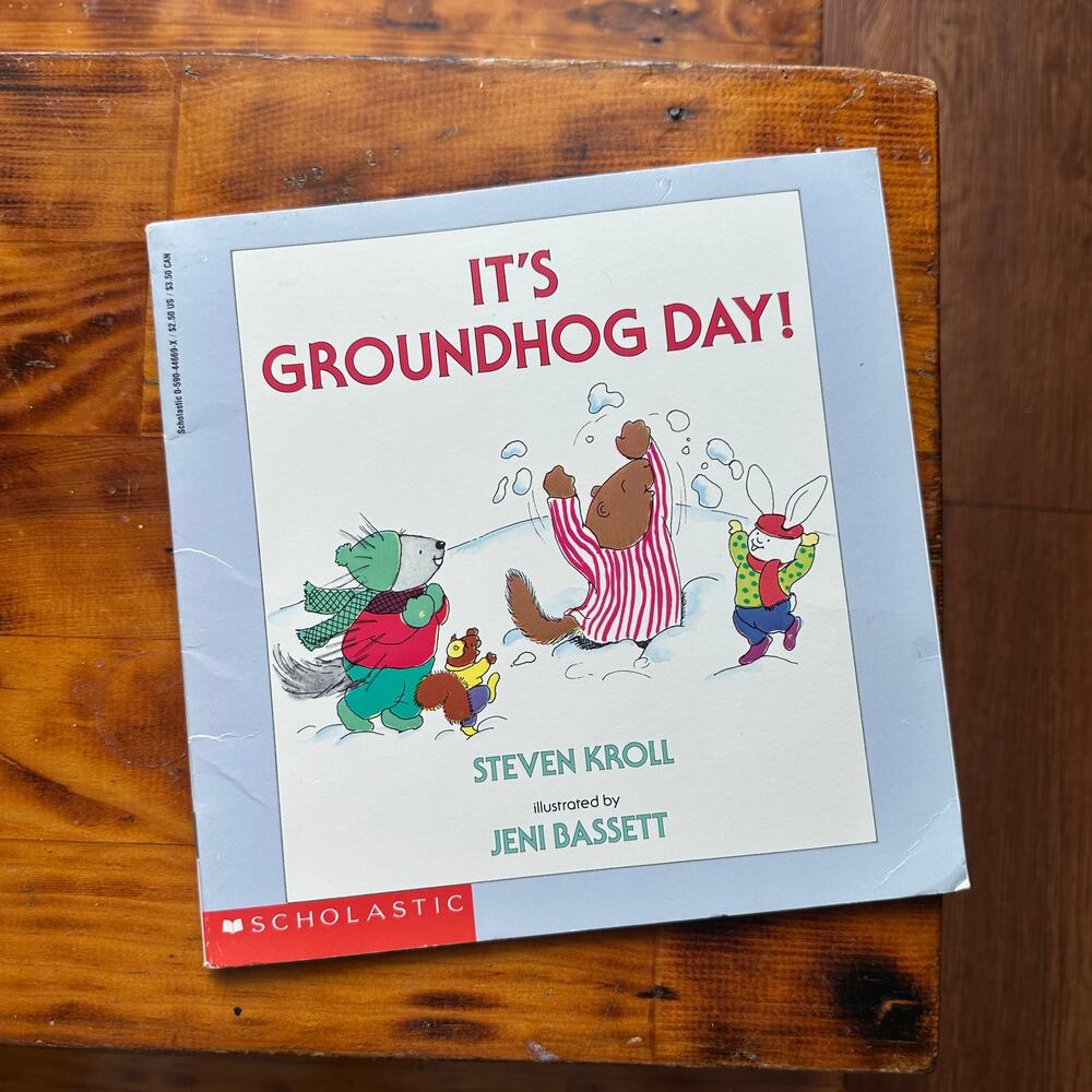 Vintage 1989 Scholastic It's Groundhog Day! Paperback Book